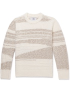 NN07 - Vinny Intarsia Cotton-Blend Sweater - Neutrals