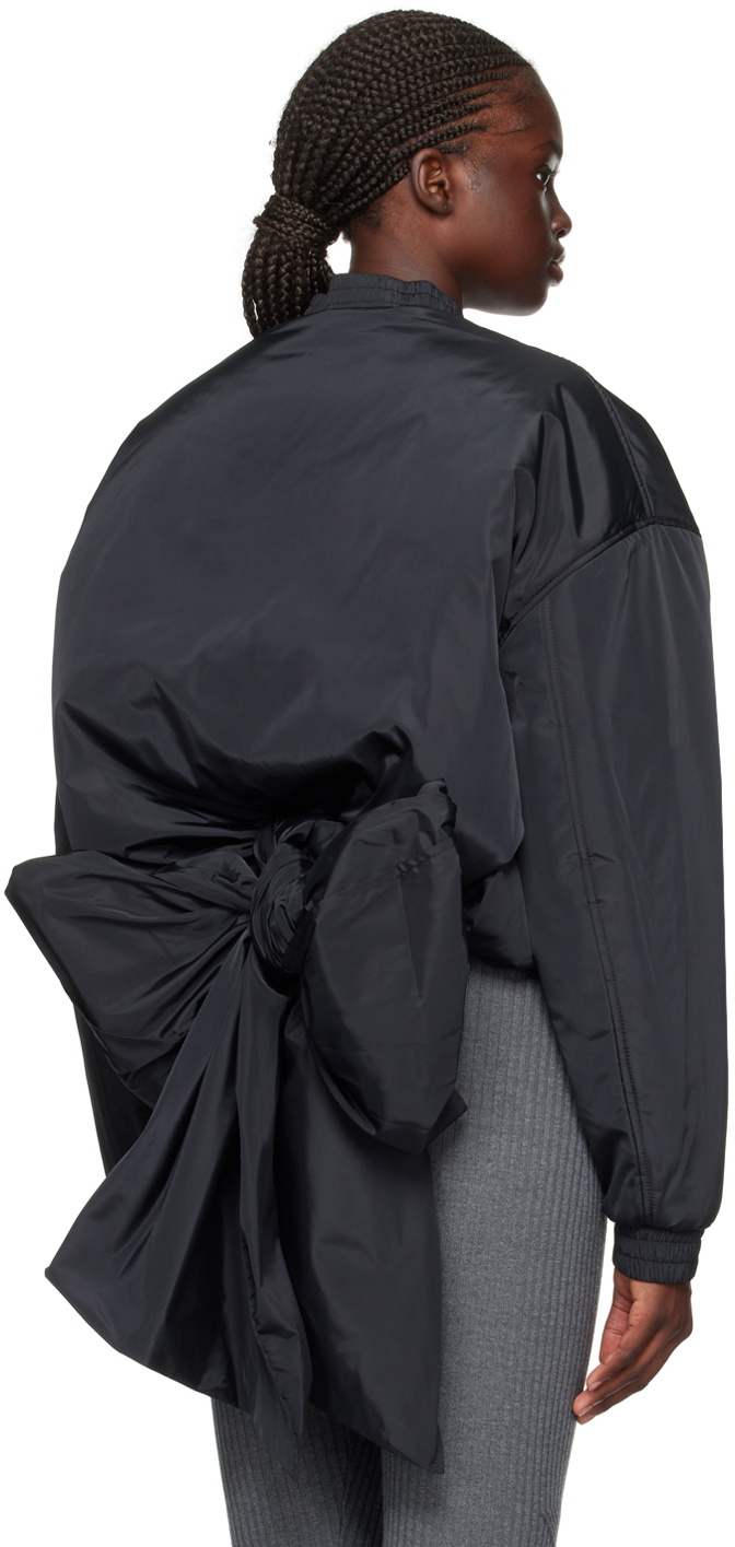 Cecilie Bahnsen Black Ubon Bomber Jacket Cecilie Bahnsen