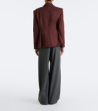 Brunello Cucinelli Pleated wool and cashmere wide-leg pants