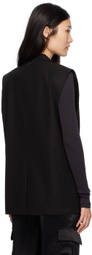 Theory Black Oversized Vest