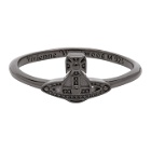Vivienne Westwood Gunmetal Oslo Ring
