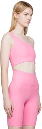 Girlfriend Collective SSENSE Exclusive Pink Bianca Sport Bra