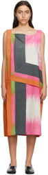 132 5. ISSEY MIYAKE Multicolor Light Trails Midi Dress