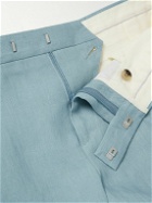 Paul Smith - Tapered Linen Suit Trousers - Blue