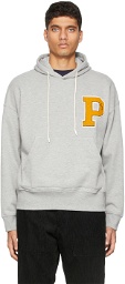 PRESIDENT's Grey Patch Hoodie