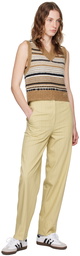 GANNI Beige Suiting Trousers