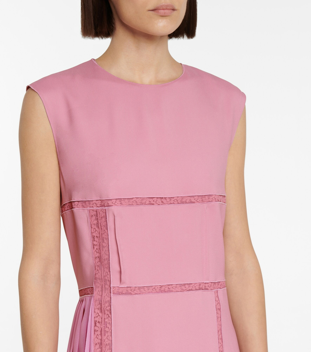 Chloe - Lace-trimmed midi dress Chloe Chloe - Lace-trimmed midi dress Chloe