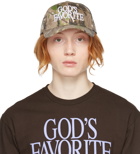 Praying SSENSE Exclusive Taupe Camouflage 'God's Favorite' Cap