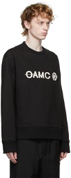OAMC Black Tilt Crewneck Sweatshirt