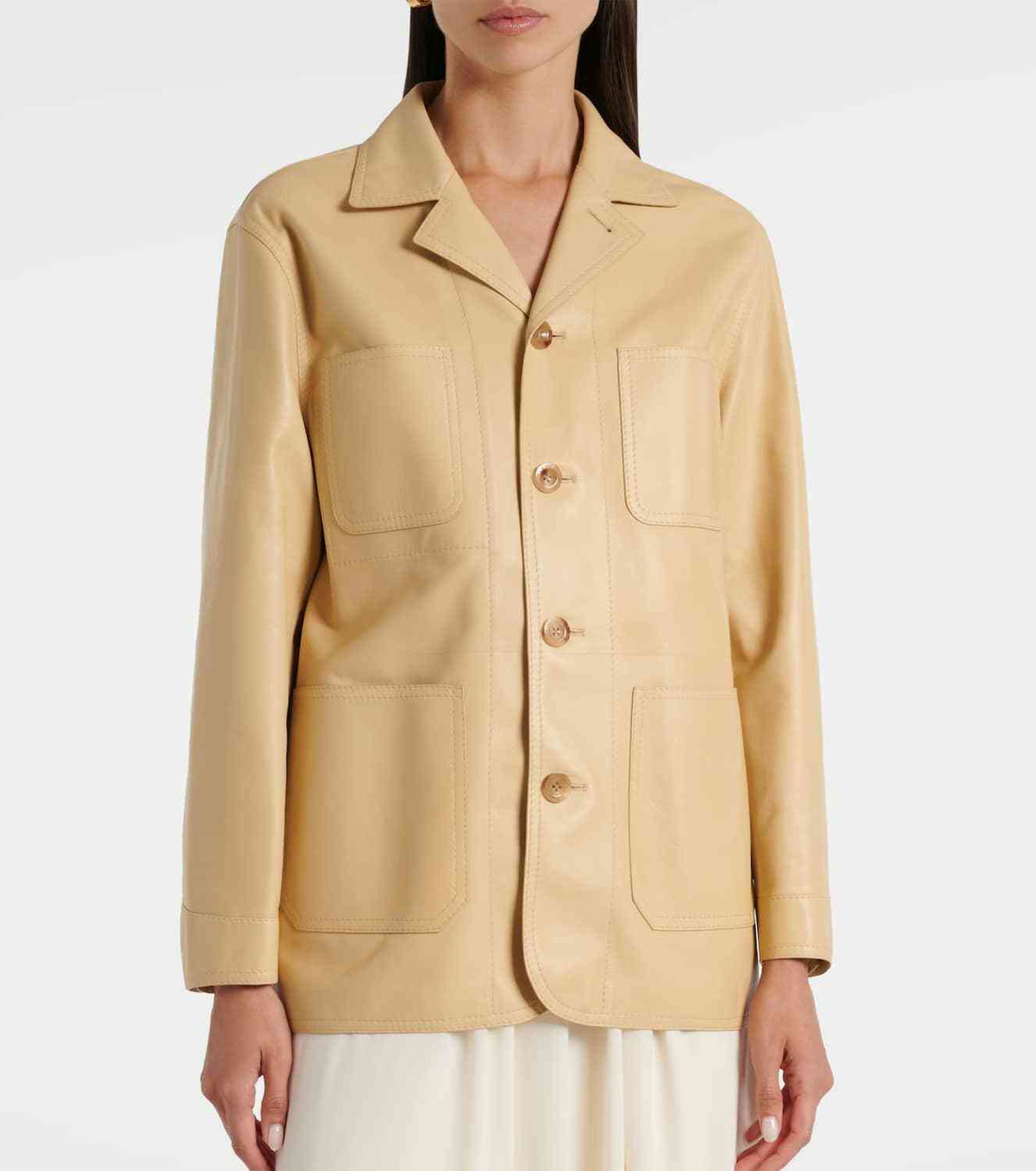 Ralph Lauren Collection Adrianna leather jacket