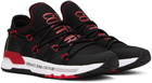 Versace Jeans Couture Black & Red Dynamic Sneakers