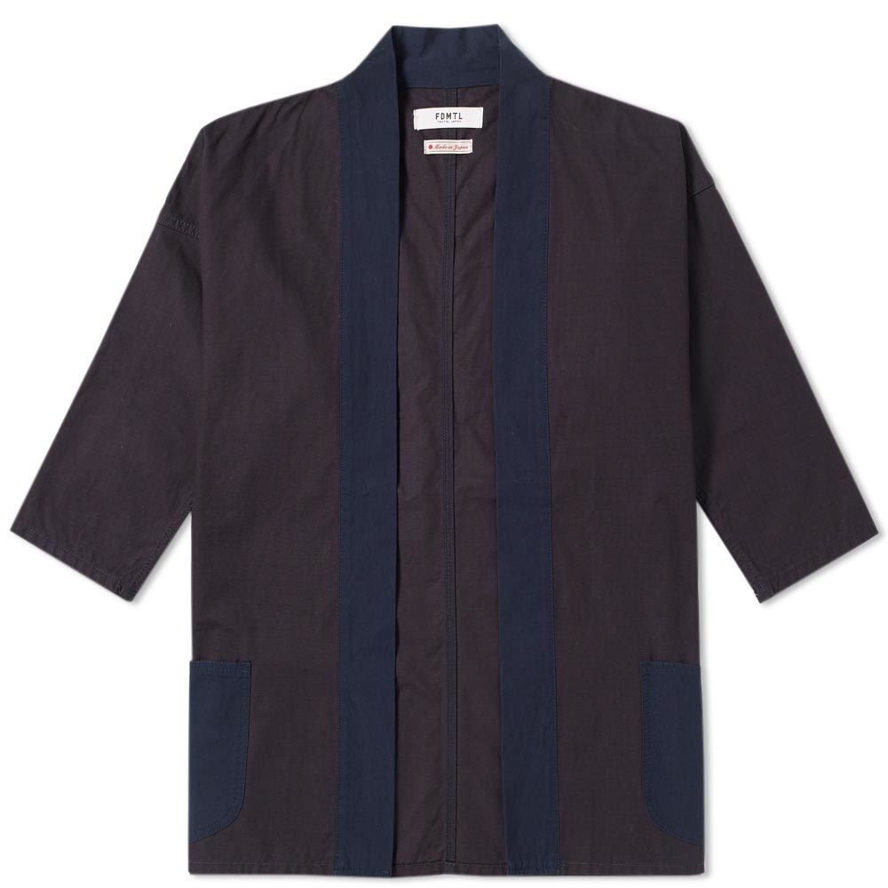 FDMTL Kimono Short Coat Blue FDMTL