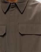 Helmut Lang Military Shirt Brown - Mens - Longsleeves