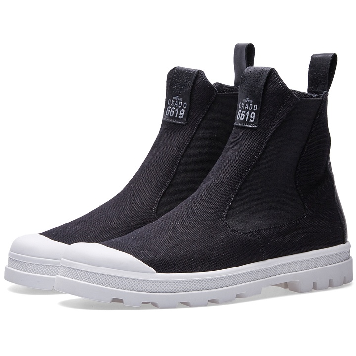 Photo: Stone Island Shadow Project Canvas Combat Boot