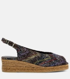 Missoni Joy 30 sequined espadrille wedges