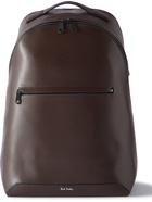 Paul Smith - Embossed Leather Backpack