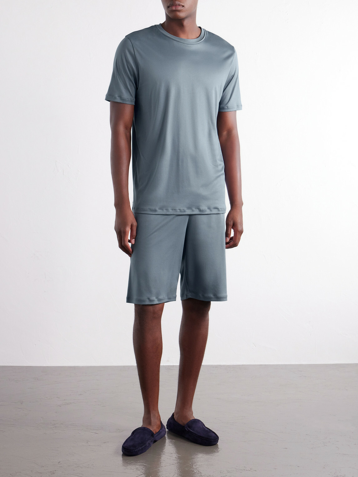 Zimmerli - Sea Island Cotton-Jersey Pyjama Set - Blue