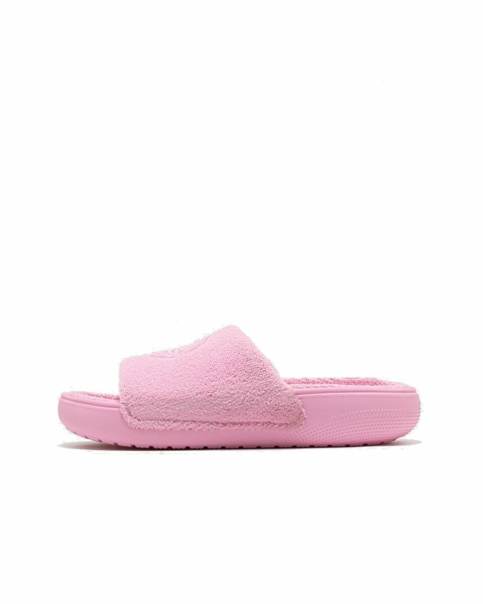 Photo: Crocs Classic Towel Slide Pink - Womens - Sandals & Slides