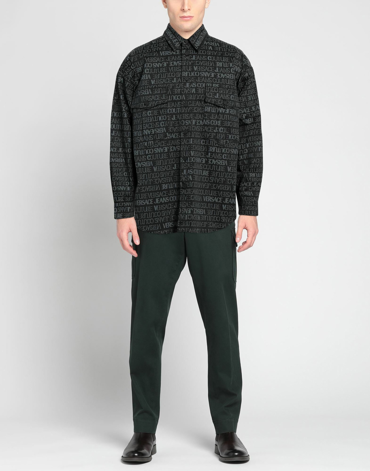 Versace Jeans Couture Mens Shirt in Black