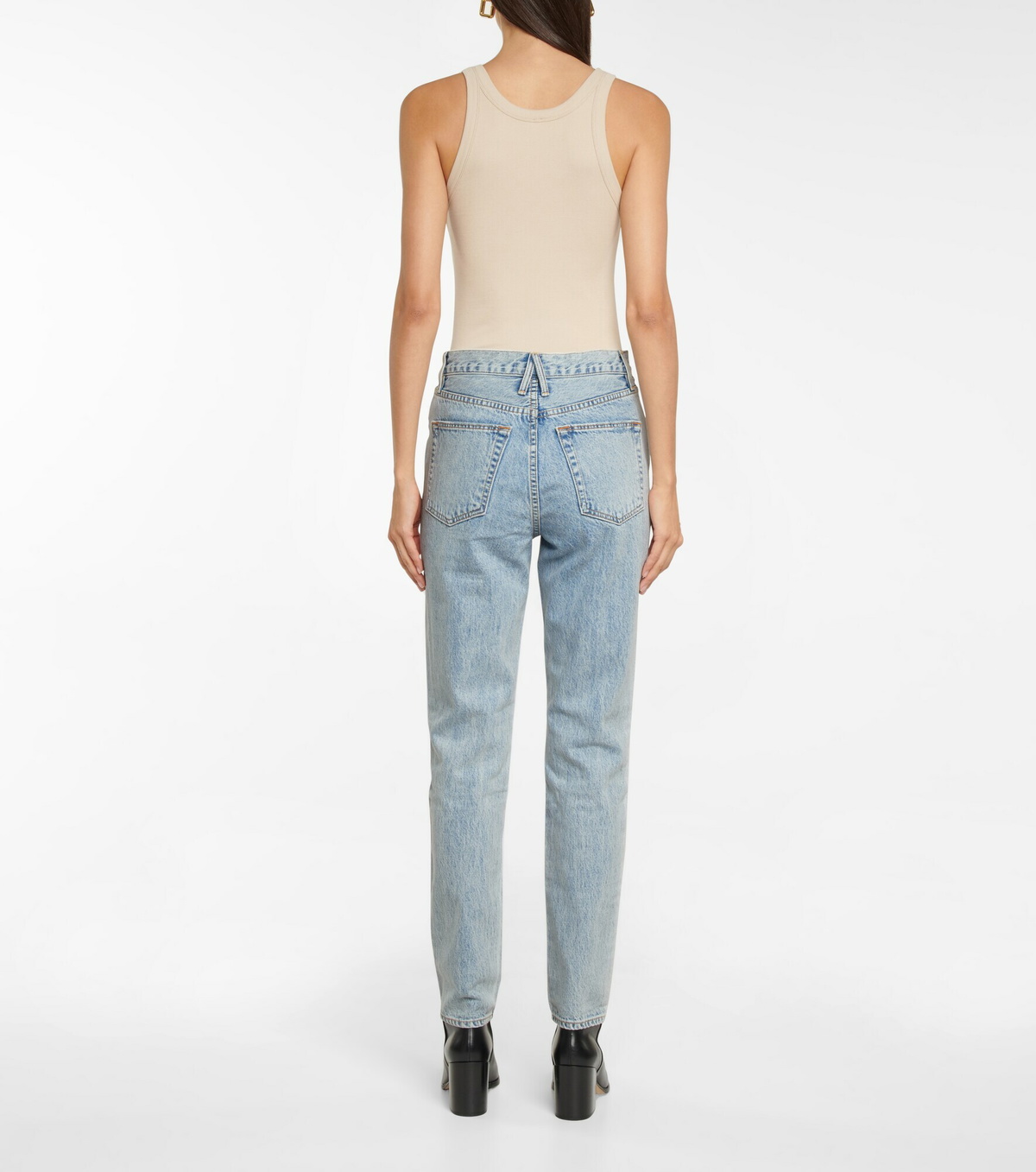 SLVRLAKE - Beatnik high-rise distressed jeans