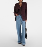 Etro Floral wool and cotton jacquard vest