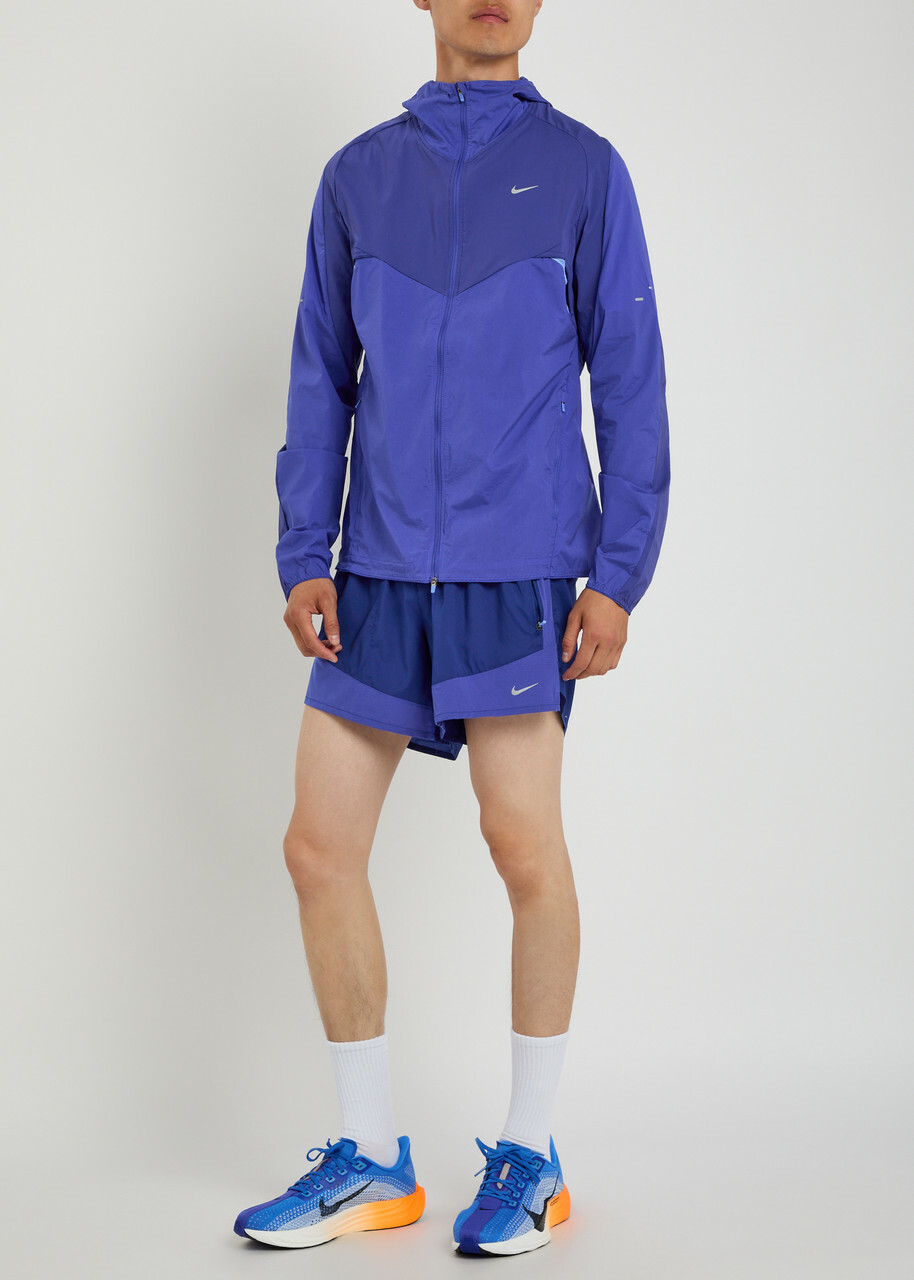 Nike Stride Dri-fit 5" Panelled Running Shorts Blue