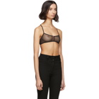 Ann Demeulemeester Black Soft Tulle Bralette