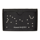Alexander McQueen Black Studded Card Holder