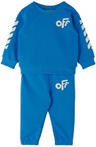 Off-White Baby Blue Rounded Sweatsuit