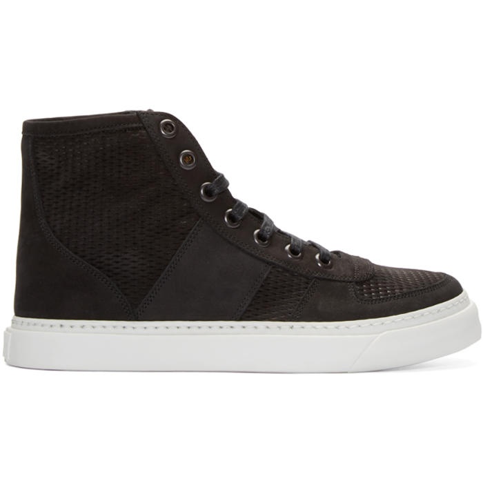 Photo: Marc Jacobs Black Suede High-Top Sneakers