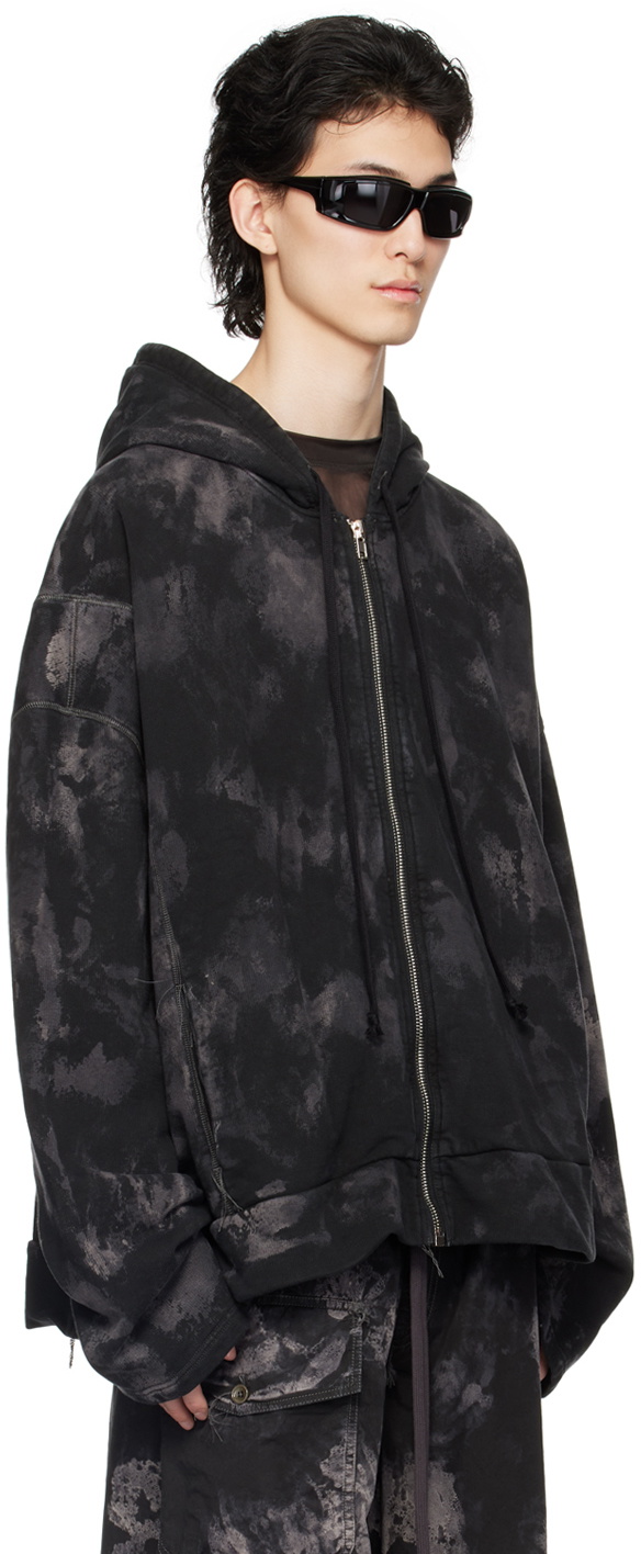 NICOLAS ANDREAS TARALIS Black Doublesized Hoodie