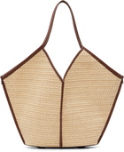 HEREU Beige Calella Raffia Tote