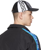 Versace Black & White Medusa Logo Cap