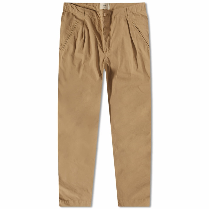 Photo: Folk Men's Ripstop Assembly Pant in Tan