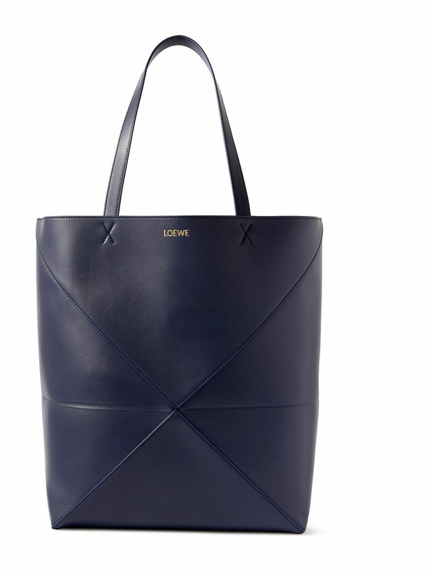 Photo: LOEWE - Puzzle Fold Large Panelled Leather Tote Bag