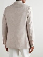 Richard James - Chapman Checked Virgin Wool Suit Jacket - Neutrals