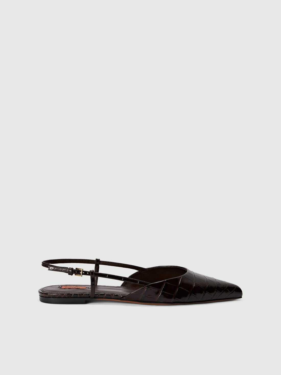 Missoni - Faux croccodile leather patterned clogs, Women, Brown