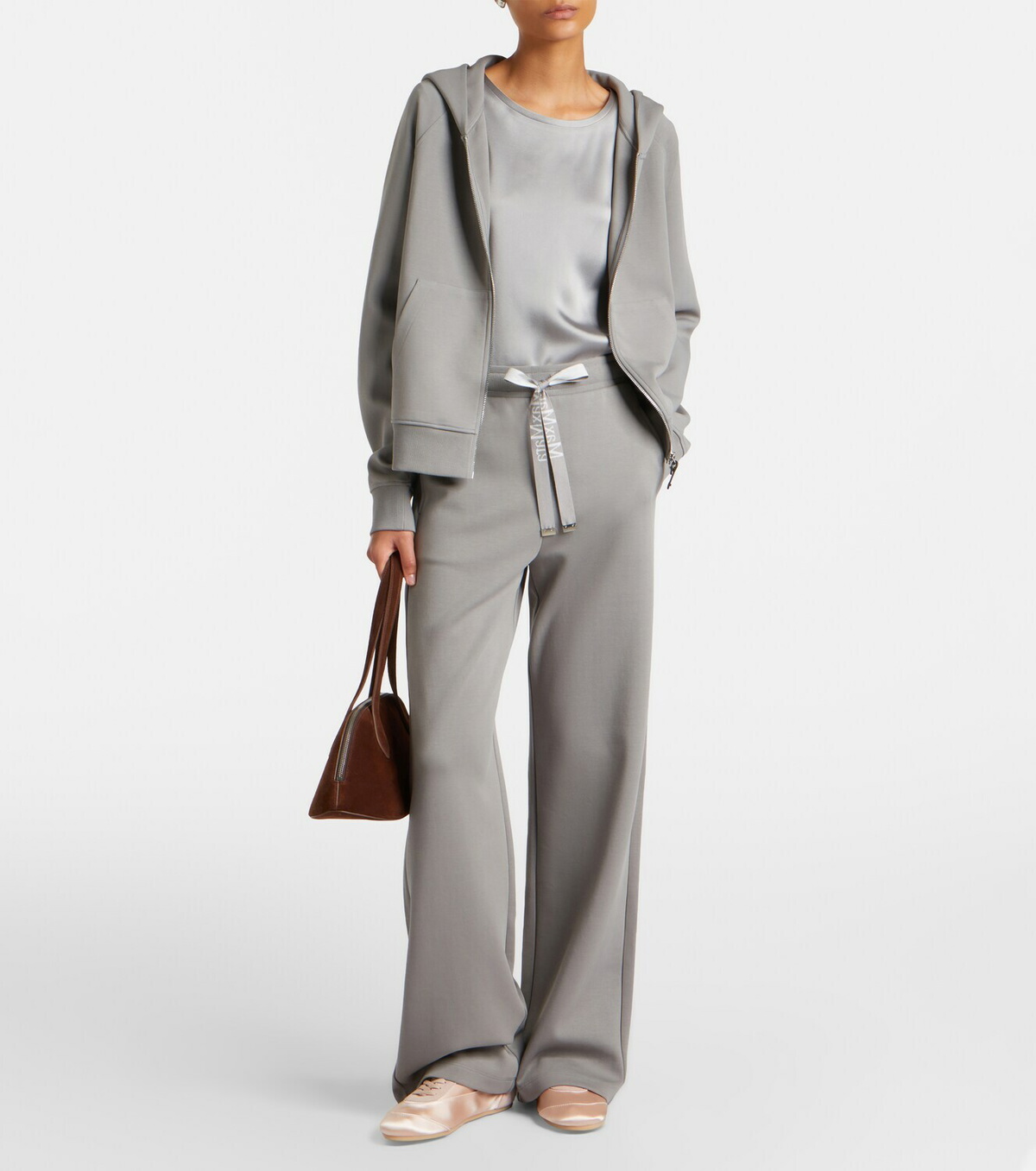 'S Max Mara Cotton-blend jersey hoodie