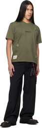 Song for the Mute Green Birkenstock Edition 'The Gardener' Crochet Flower T-shirt