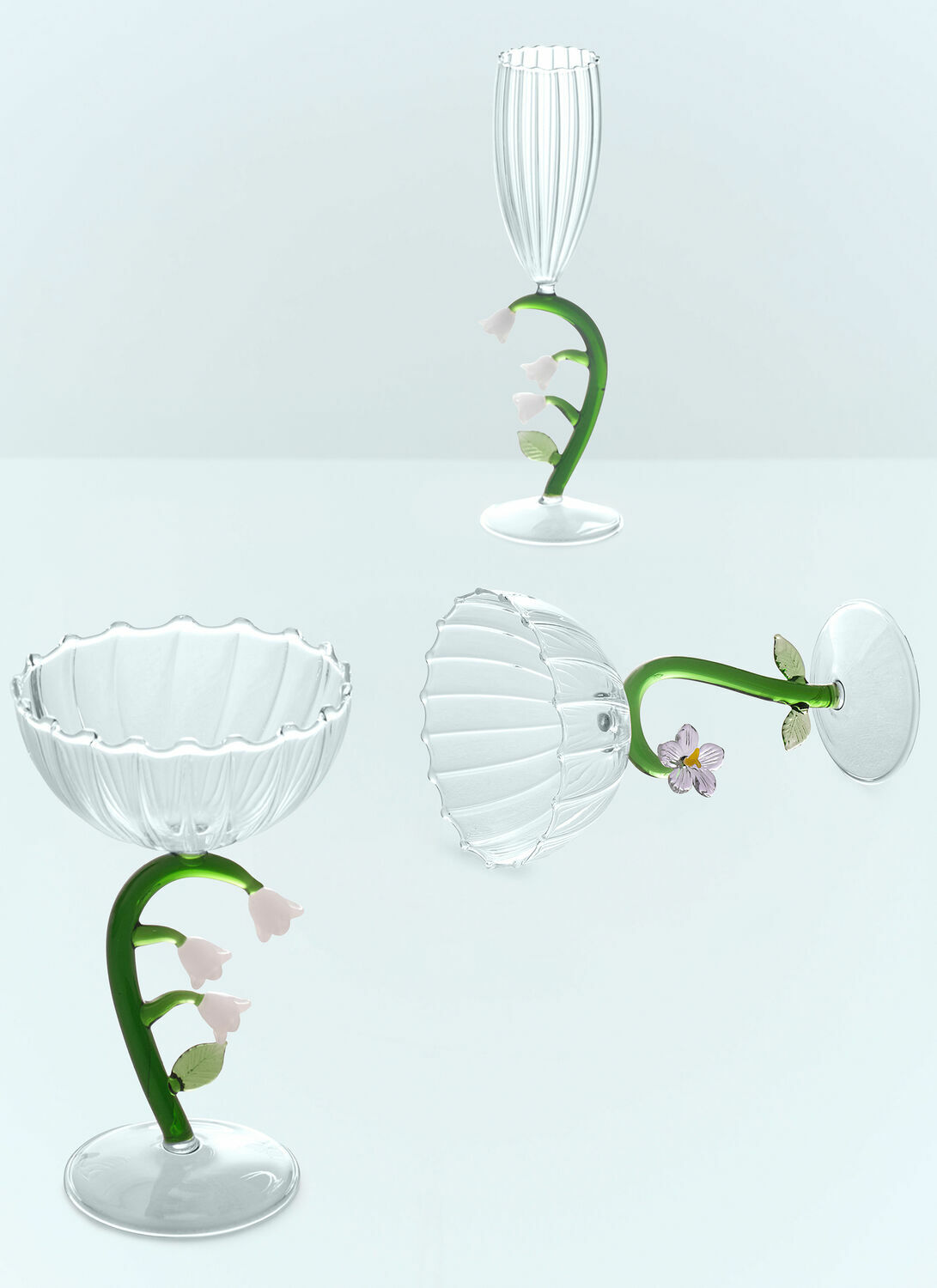 Ichendorf Milano Set Of Six Botanica Stemmed Glasses