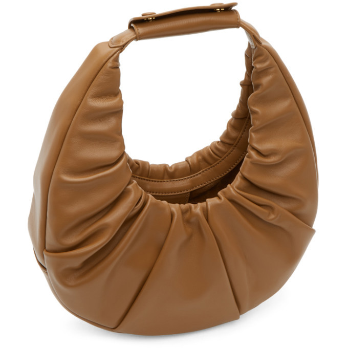 Staud Brown Soft Moon Bag Staud