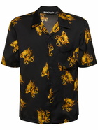 PALM ANGELS - Burning Monogram Viscose Shirt