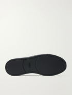 Zegna - Full-Grain Leather Sneakers - Black