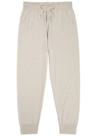 John Smedley Henning Merino Wool Sweatpants Beige