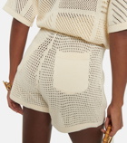 Nanushka - Jael crochet cotton-blend shorts