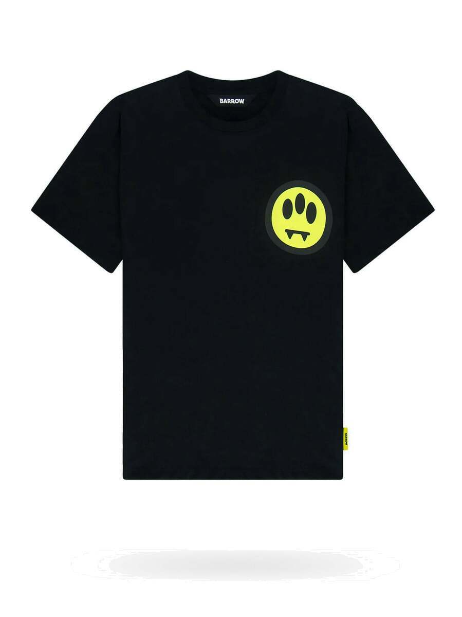 Barrow T-shirt girocollo panna con Teddy S6BKJUTH093-013