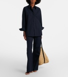 Dorothee Schumacher Poplin Power II cotton-blend poplin shirt