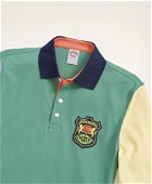 Brooks Brothers Men's Original Fit Stretch Long-Sleeve Fun Polo Shirt | Green