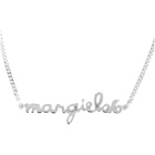 MM6 Maison Margiela Silver Logo Necklace