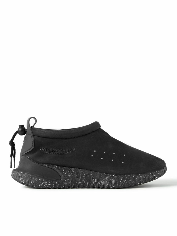 Photo: Nike - Undercover Moc Flow SP Rubber-Trimmed Suede Slip-On Sneakers - Black